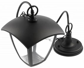 Lámpa Kerti lámpatest MARINA-P, E27, MAX. 20W, IP54, AC220-240V, 50-60Hz, akasztott, fekete