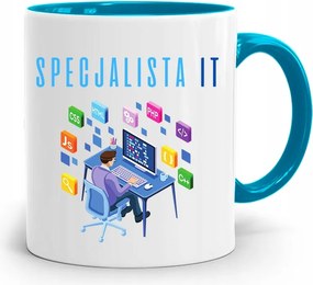 Kék Bögre Informatika It Szakember Ajándék fényképes nyomtatással