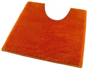 Fürdőszoba-szőnyeg UNI COLOR Narancssárga - Narancssárga / 50 x 50 cm WC kagyló elé, kivágással