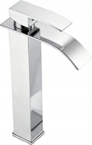 Mosdó Csaptelep Álló Króm Csaptelep Fürdőszoba Mosdó Zuhatag Vízesés