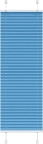 vidaXL pliszírozott redőny kék 40x100 cm szövetszélesség 39,4 cm