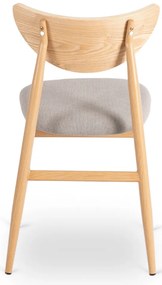 Tölgy/Szürke Étkezőszék BRAGA