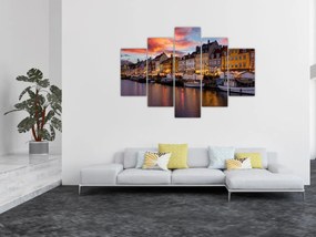 Kép - Nyhavn, Koppenhága (150x105 cm)