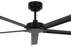 Lucci air 21616149 - MONZA mennyezeti ventilátor IP55 fekete, DO-val