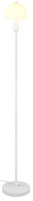 Fehér állólámpa üveg búrával (magasság 120 cm) Glenn – Trio