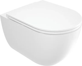 Függesztett WC + WC-ülőke ROUND + SIGMA nyomólap + rejtett tartálymodul + alátét