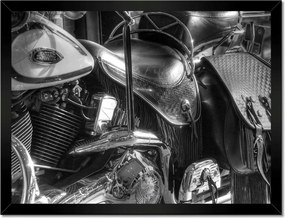 Poszterek keretben 40x30 Harley Davidson Motorkerékpár