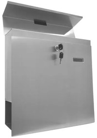 STILISTA Falra szerelhető postaláda rozsdamentes acélból