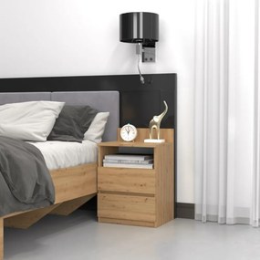 Shannan M1 éjjeliszekrény, 40x59x32 cm, tölgy