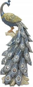 Dekorációs figura színes páva 37x15x10,5 Art-Pol 116381