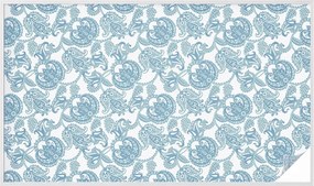 Szélvédőfólia Adatvédelem Ablak Kék díszek 200x116 cm