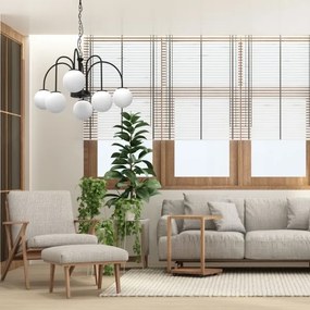 Csillár láncon CAMBRIDGE 6xE14/60W/230V fekete