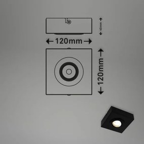 Briloner 3996015 - LED Spotlámpa CTS LED/4W/230V 2700/4000K fekete