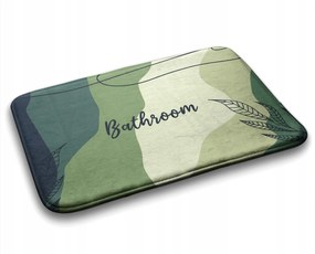 Fürdőszobaszőnyeg Pasztell zöld 75x45