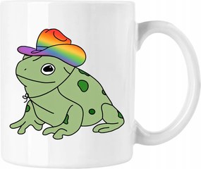 Bögre béka mém lgbt 2 Fehér 330ml