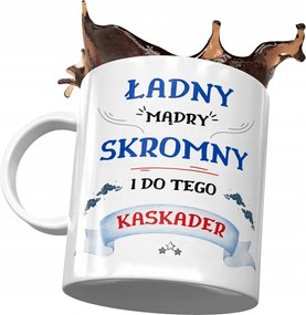 Bögre Kaszkadőrnek Szép Okos Szerény Ajándék Nyomtatott Fotóval