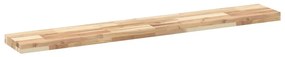 3 db kezeletlen tömör akácfa függőpolc 120 x 20 x 4 cm
