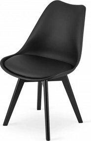 AKCIÓ Fekete BALI MARK szék fekete lábakkal II. osztály