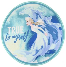 Disney Jégvarázs True to Myself forma fürdőlepedő, strand törölköző 130 cm (Fast Dry)