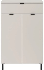 Krémszínű magas fürdőszoba szekrény 60x97 cm Arcena – Germania