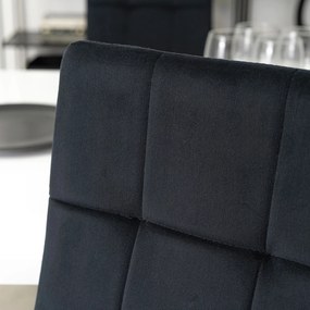 Fekete Bársony Étkezőszék. MOLLY