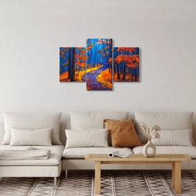 Egy őszi erdő képe (90x60 cm)