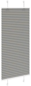 pliszírozott redőny antracit 55x150 cm szövetszélesség 54,4 cm