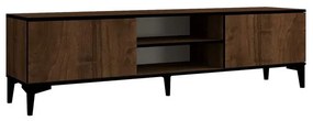 TV szekrény Erem - Walnut, Black