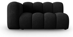 Feketés antracitszürke kanapé modul (bal oldali) Lupine – Micadoni Home