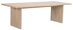 Tölgyfa étkezőasztal 240x95 cm Emmett - Rowico