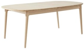 Natúr színű tölgyfa bővíthető étkezőasztal 106x184 cm Miro – Hammel Furniture