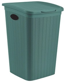STEFANPLAST Mosodai kosár 50 l, 38×37×54,5 cm, zöld-szürke