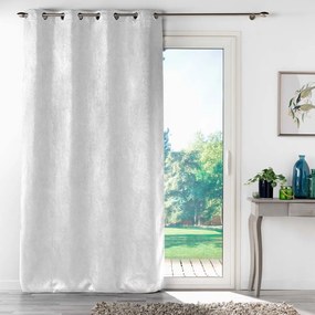 Fehér bársony sötétítő függöny 135x280 cm Melodie – douceur d'intérieur