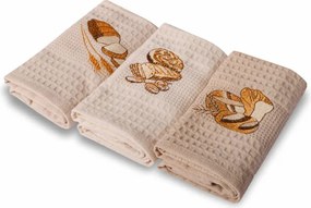 EMI Bread waffle szövésű konyharuha szett 3 db