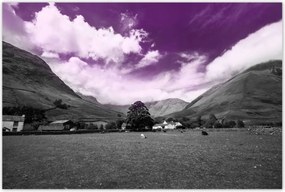 Poszterek 120x80 Lila égbolt