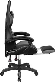 Kruger&amp;Matz Warrior GX-150 fekete-szürke játékszék