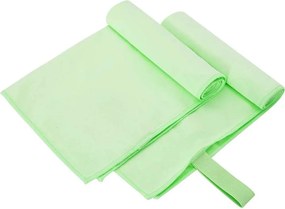 vidaXL Sport Törölközők 2 pcs Zöld 50 x 30 cm Poliészter és poliamid