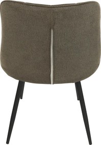 Szék, szürkésbarna taupe/fekete, SARIN