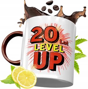 Bordó Bögre 20. Születésnapra Ajándék fényképes nyomtatással