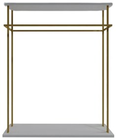 Fehér ruhatartó állvány Wuppertal – Kalune Design