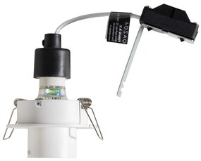 6 darabos süllyesztett spotlámpa szett fehér GU10 35mm kerek dönthető - Installa