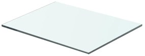 40x25 cm átlátszó panel üvegpolc