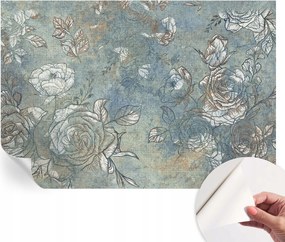 Öntapadós Stílusos Dekoratív Fotótapéta Romantikus rózsák 152x104 cm