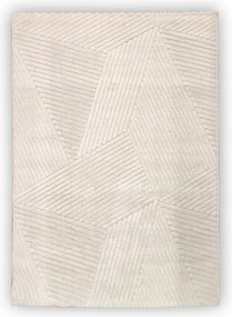 Krémszőnyeg LILY80x150 Modern Geometrikus Puha Hálószoba Nappali