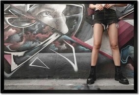 Poszterek keretben 60x40 Graffiti Utcaművészet