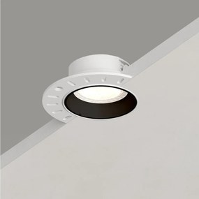 Vibi series recessed trimless downlight — DK/EU-3055-BK