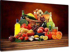 Képek 120x80 Gyümölcsök Zöldségek a konyhában