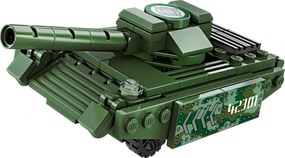 QMAN® 42301 | lego-kompatibilis építőjáték | 642 db építőkocka | 8-az-1-ben Háborús tank kerekeken