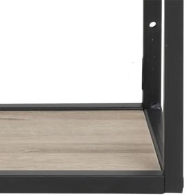 SARON fali polc, sonoma tölgy/fekete