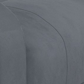 sötétszürke bársony felállást segítő masszázsfotel